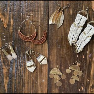 Noonday Collection earrings. Assorted.